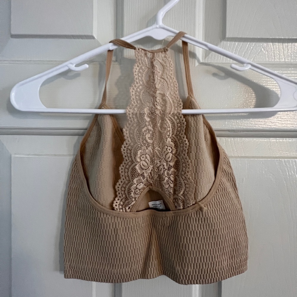 LOT of 4 bras! Two lace bralettes and two bandeaus.